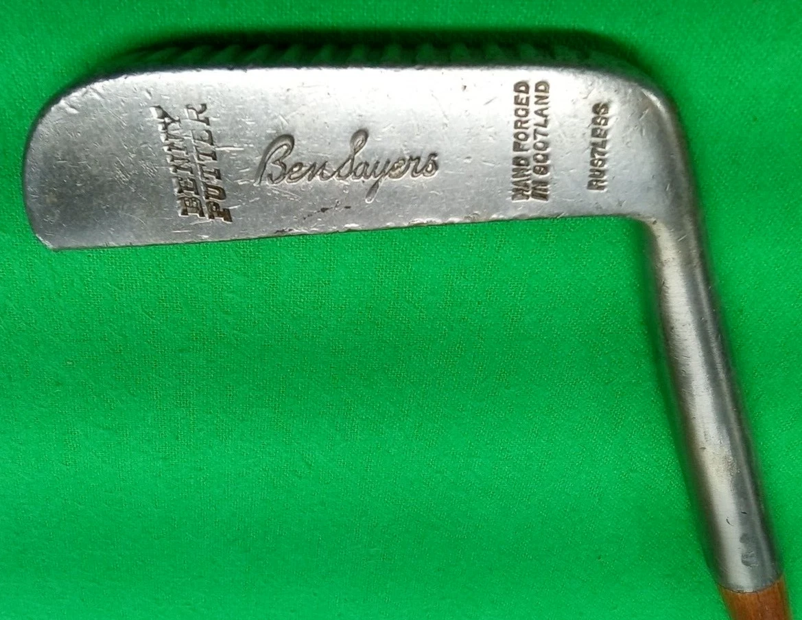 Putter Vintage Arbre Hickory – Wale's Plaqué Chrome – Droitier – Golf