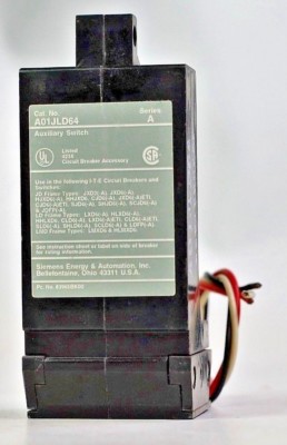Siemens Auxiliary Switch A01JLD64 800A Circuit Breaker