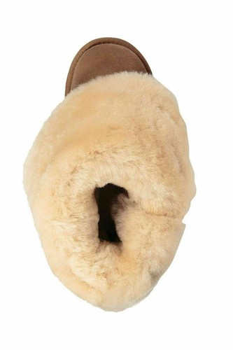 NEW WITHOUT BOX! UGG BIG KIDS BAILEY BUTTON TRIPLET II BOOTS SIZE 1 (NEW MODEL) - Picture 4 of 5