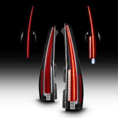 VLAND Full LED Tail Lights For 07-14 Cadillac Escalade ESV Rear Brake Lamps Ass