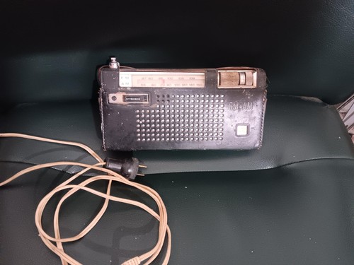 Vintage 1960's Panasonic Am/Fm Transistor Radio Model RF– 800 Silver ...