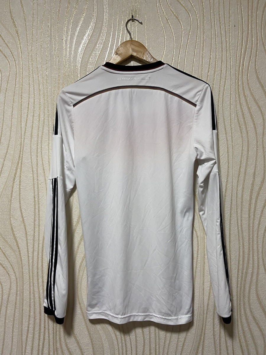 GERMANY 2014 2015 HOME FOOTBALL SHIRT SOCCER JERSEY L/S ADIDAS