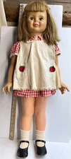 Vintage Sayco Doll 34" closing eyes Reddish blonde Original Clothes & Hair Pins