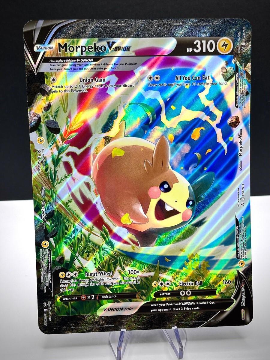 Pokemon Jumbo Oversized Promo Card Morpeko V Union SWSH216 | eBay