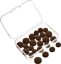 20 Puntas De Taco De Repuesto De Billar Piscina 13 Mm Tacos Caja Almacenamiento