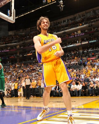 PAU GASOL 8X10 PHOTO LOS ANGELES LAKERS LA