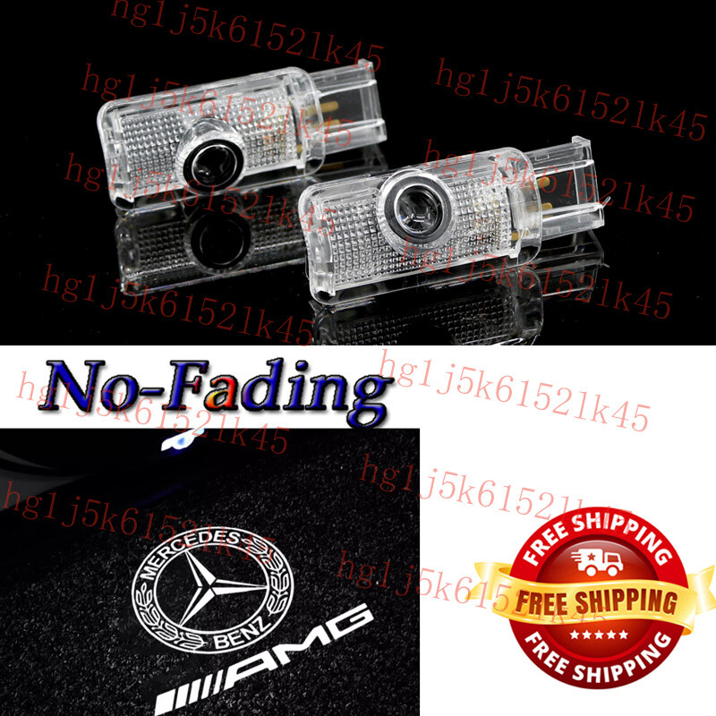 LED Car Door Projector Light HD Kit For GL/ML/R-Class 2006-2012 AMG