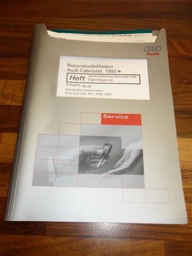 Reparaturleitfaden Audi Cabriolet 1992 Automatisches Getriebe 01N Eigendiagnose