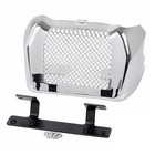 Chrome ABS Oil Cooler Cover Mounting Hardware For Harley Touring FLHT FLHX FLHXS