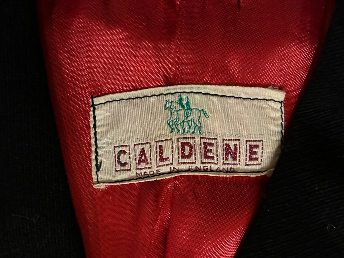 Veste de compétition équestre vintage femme en laine marine coupée par