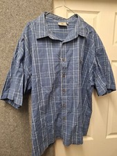Sprayway XXL Men's Blue White Quesada Check Shirt