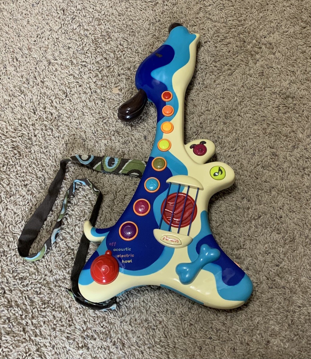 Woofer Hound Dog Guitar by Battat Toys Children’s Musical Instrument