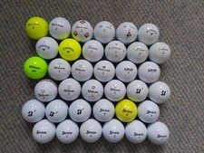 36 Used Golf Balls in Excellent Condition  Titl,Call,Taylor,Bridg,srixon, wilson