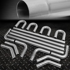2.25od Diy Custom Exhaust Pipe Kit 16-pieces Straight 45 90 Degree U-bends