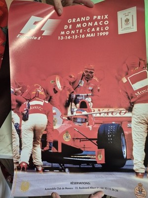 Original Prix De Monaco Monte-Carlo 13-14-15-16 Mai 1999