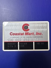 Derby Coastal Oil Gas Station Credit Card 1993