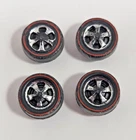 vintage Hot Wheels Original Red Line Tires 4 Small Bearing style 1968/70
