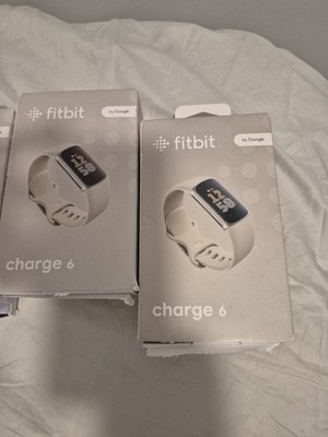 Fitbit Charge 6 Porcelain/Silver - New Tracker - Open Box / Damaged Packaging