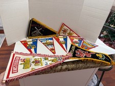 Lot 6 Countries International Flags of the World Medium Small Banners