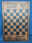 Moosehead Lager Canadian Beer Checkerboard Wooden Crate Lid Vintage Sign Game