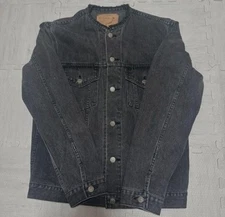 orSlow No Collar Denim Jacket Size 4 Made In Japan