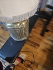 1960s Hollywood Regency Etched Brass Urn Table Lamp — photo 4