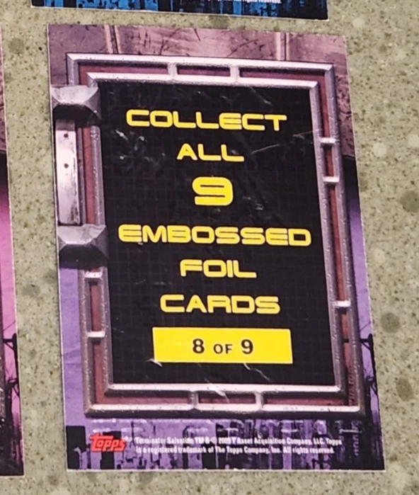 FOIL EMBOSSED SINGLE CARD HARVESTER #8 MINT~TOPPS CARD TERMINATOR SALVATION - Image 2 of 3