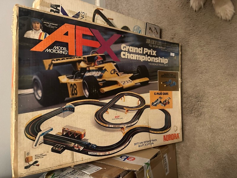 AFX Aurora Jackie Stewart Arizona 500 - Vintage - HO-Scale slot car race set