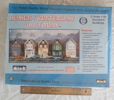 Lot of 3 NEW O Scale IHC Storefront Buildings Homes of Yesterday  Today
