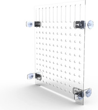 Aquarium Fish Tank Divider Acrylic Isolation Grid Board with Suction Cups Includ