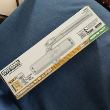 Universal Hardware Medium Duty UH4051 Size 3 Gr 1 Silver Commercial Door Closer