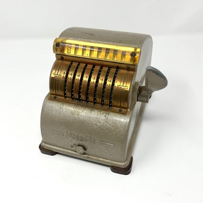 #ad #ad Vintage Precise Mechanical Adding Machine Lever Handle 1940s Chicago Untested $24.50