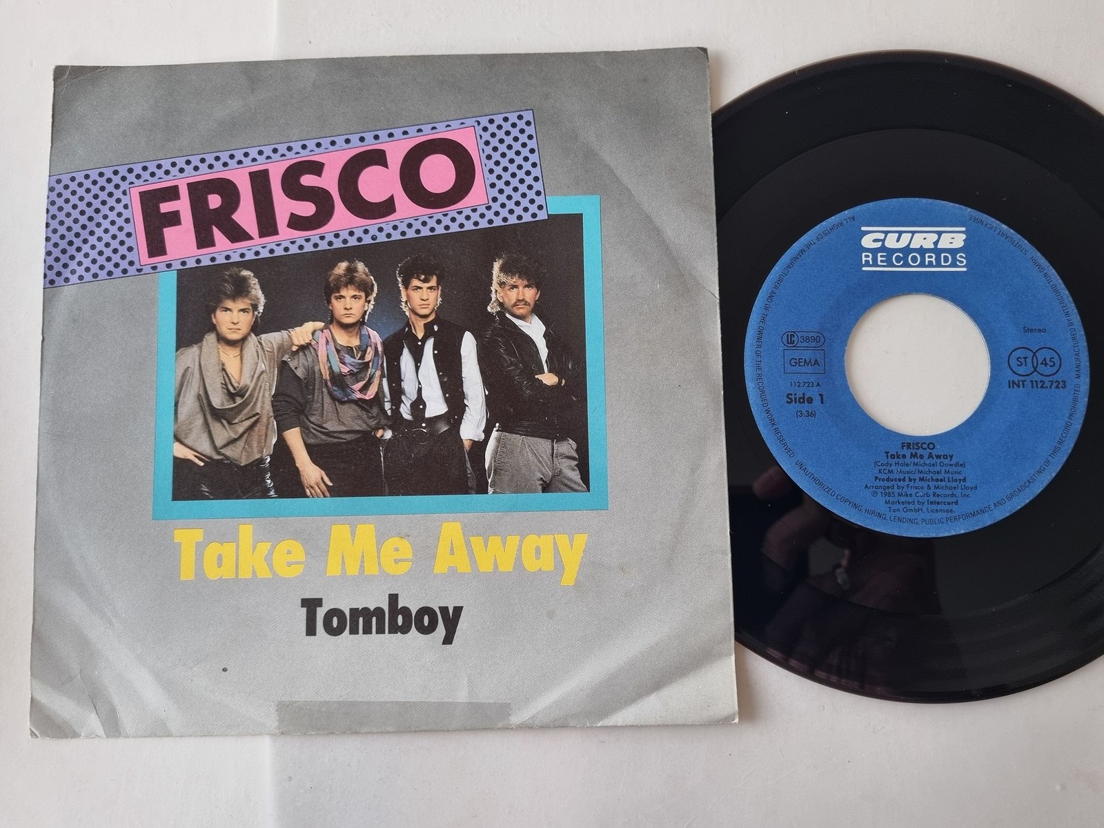 Frisco - Take Me Away 7'' Vinyl Germany