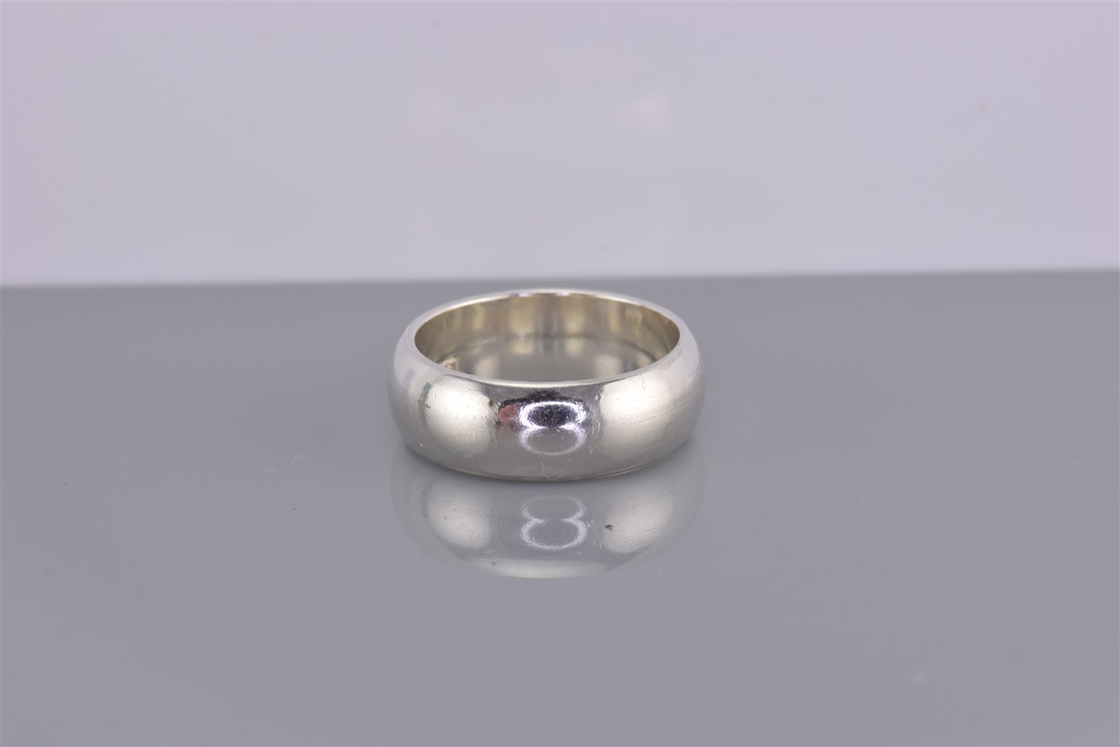 Sterling Silver 7mm Solid Rounded Classic Band Ri… - image 2