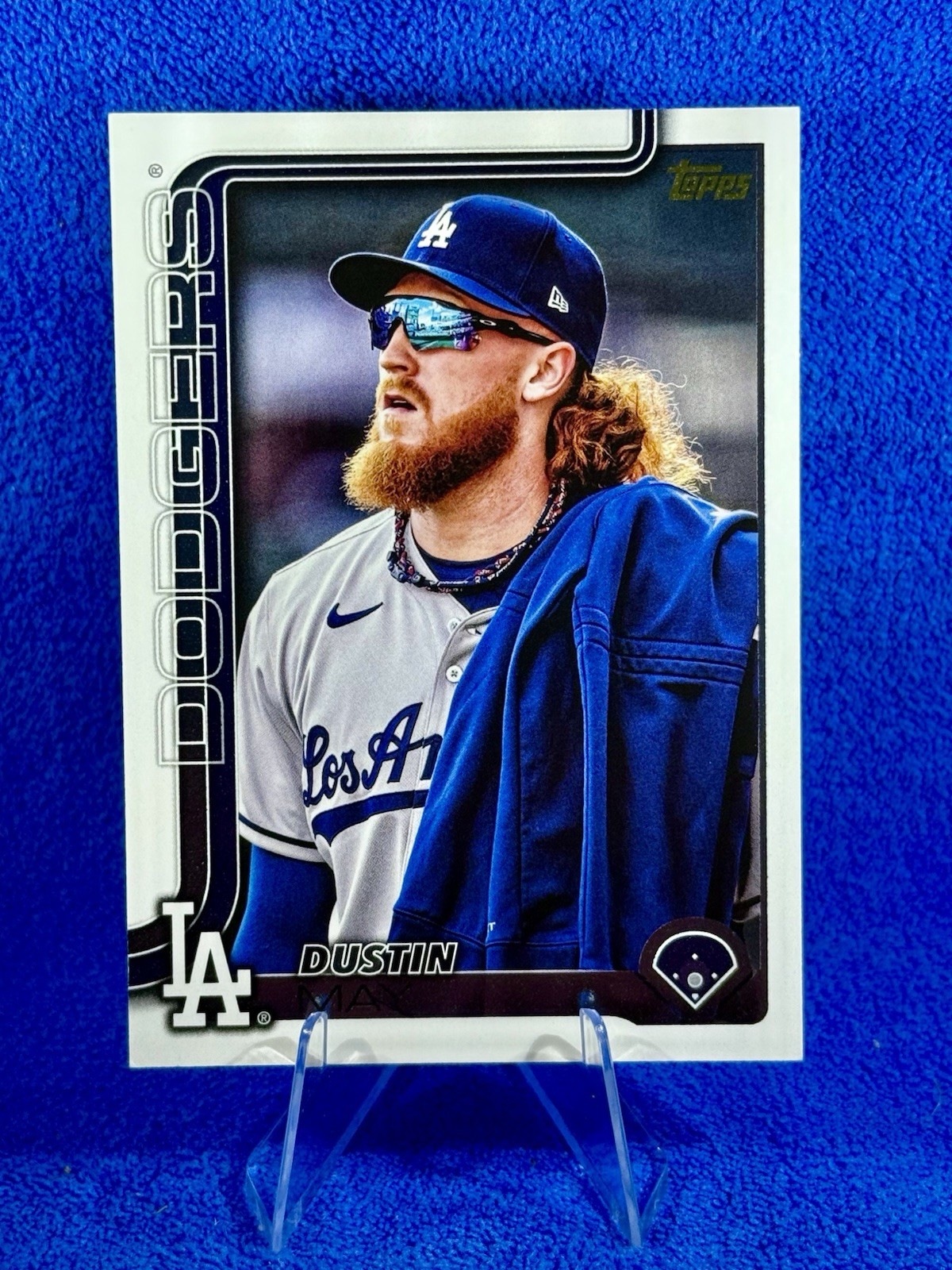 2025 Topps Update Golden Mirror Image Variation Dustin May #US70 LA Dodgers