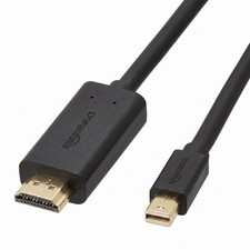 AmazonBasics 10ft Mini DisplayPort to HDMI Cable 1080p Gold-Plated Connector