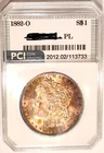 1882-O Rare Date Gem BU + PL Proof-like  Toned Morgan Dollar Scarce