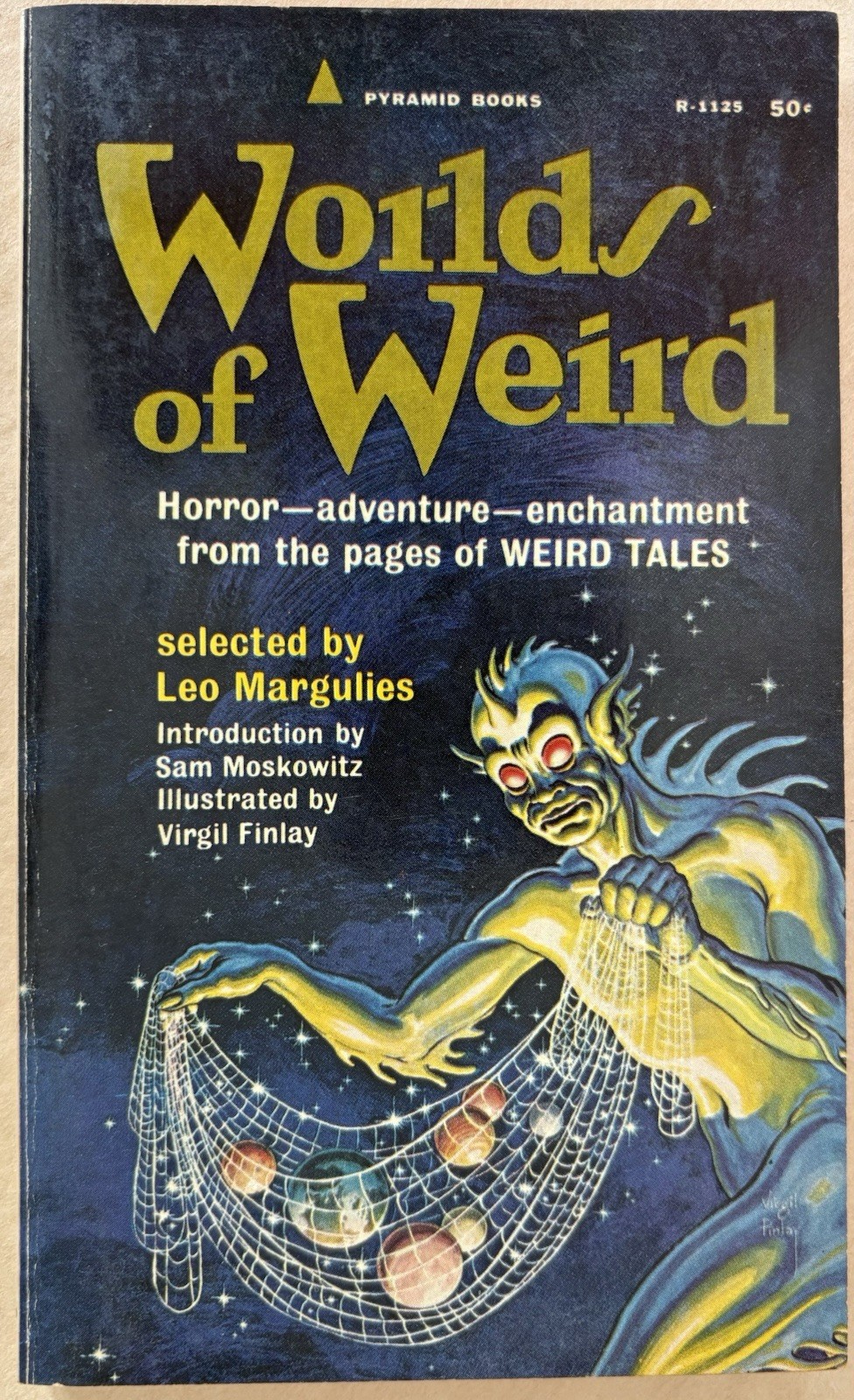 Worlds of Weird Leo Margulies editor (1965)  Weird Tales anthology