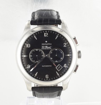 Herren Zenith El Primero Chronograph Uhr Aus Edelstahl Ref.03.0520.4002