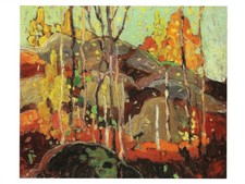 Postcard Franklin Carmichael  Falling Leaves, Autumn  1921 Art Gall. of ON MINT