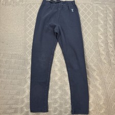 Polarn O. Pyret Girls EVERYDAY GOTS LEGGINGS Navy Blue Size 6/8