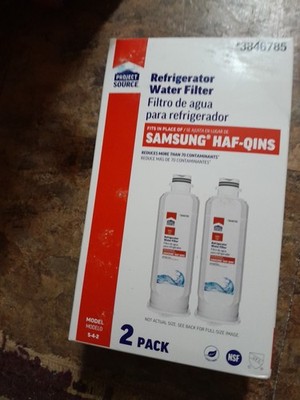 Project Source Samsung HAF-QINS 3846785 Refrigerator Water Filter 2 Pack