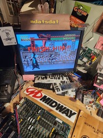 MORTAL KOMBAT 1 PCB JAMMA ARCADE BOARD TURBO NINJA 3.1 REV SET WORKING! MIDWAY