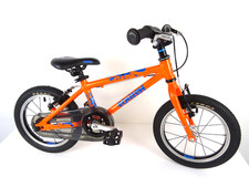 2022 Squish 14" Stage 2 Unisex Kids Bike Age 4-6 Low-Used VGC Orange Blue KB-316