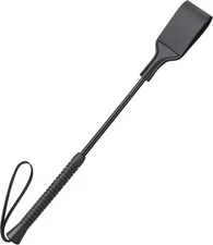 18 Inch Horse Whip, Premium Riding Crop Whip for Equestrian black 