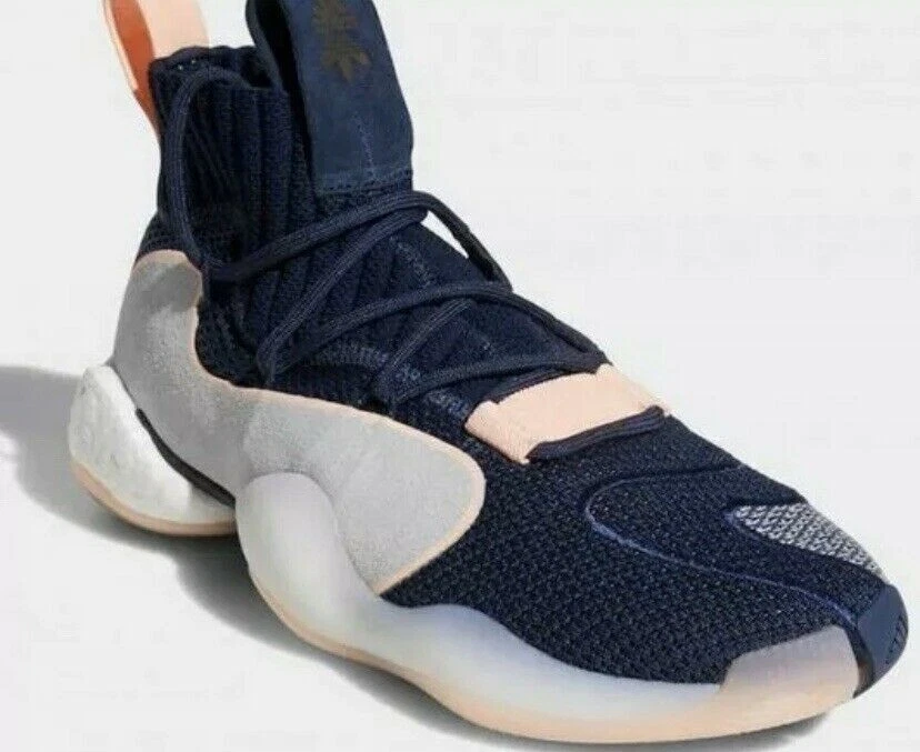 Dictado maleta Abrasivo NWT Adidas Originals Crazy BYW X Navy Grey Boost Basketball Shoes B42243  Size 7 | eBay