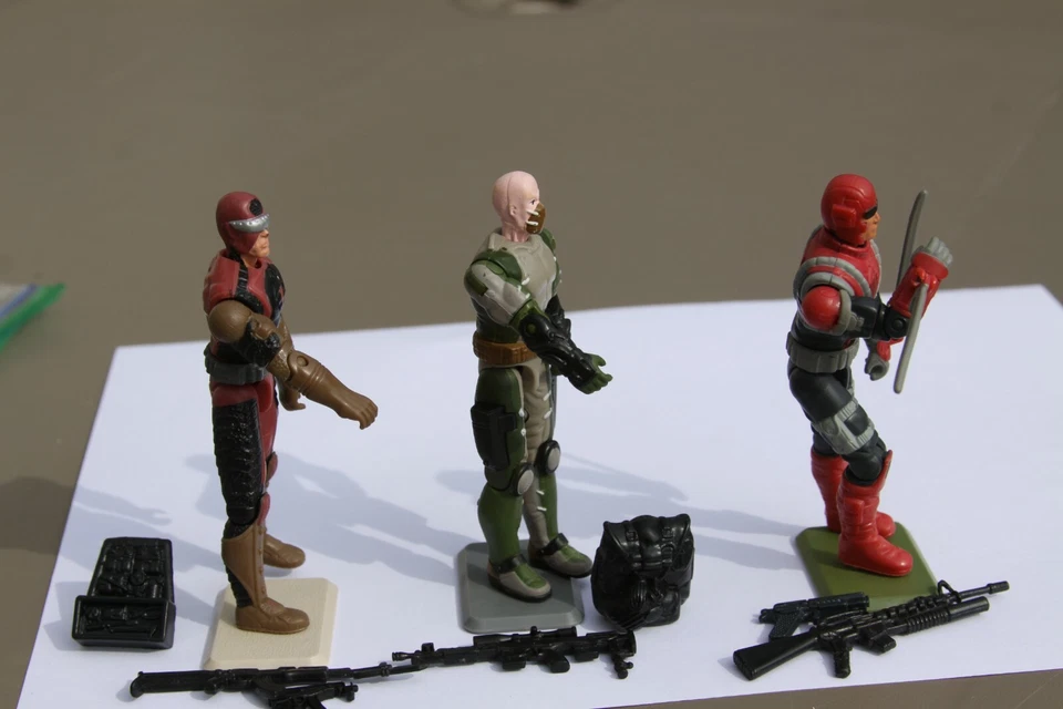 GI Joe DESERT COBRA CLAWS V3; COBRA SWAMP RAT V2; lote afeitadora claw v1 2004 Foto 4 de 4