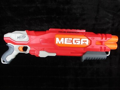 NERF MEGA Doublebreach Shotgun Soft Dart Gun Blaster Hasbro 2015