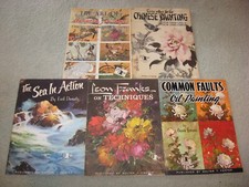 5 Vintage Drawing Paint Art Instruction Books Walter T Foster Chinese Japanese