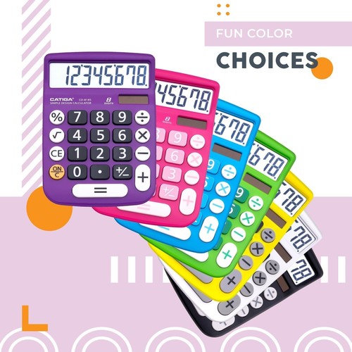 Versatile Solar-Powered Calculator with 4 Functionality & Clear LCD Display - Picture 9 of 9